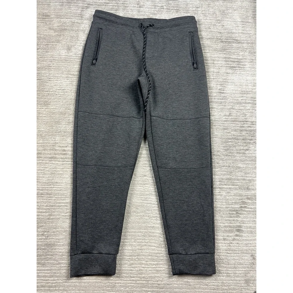 Aeropostale Aero Jogger Men's Large Dark Gray Sweatpants with Zipper Pockets